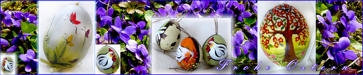 pictureline 03 ostereier - Veilchenwiese - Frohe Ostern