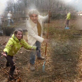 Erste Arbeiten für einen Kulturgarten - Günther Floner, Sabine Floner