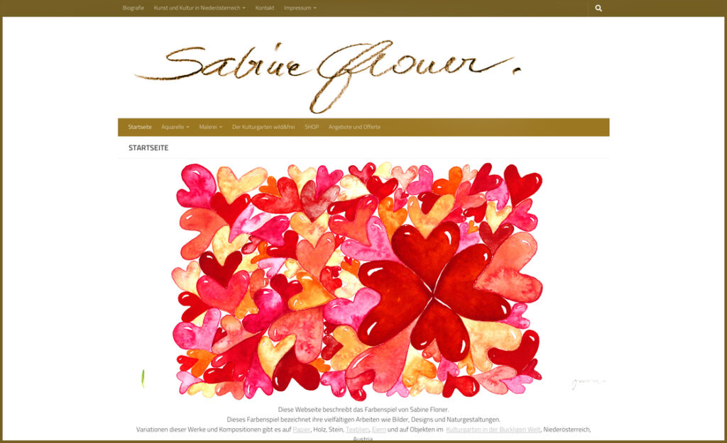 Sabine Floner - Meer der Herzen - Illustrationen und Design