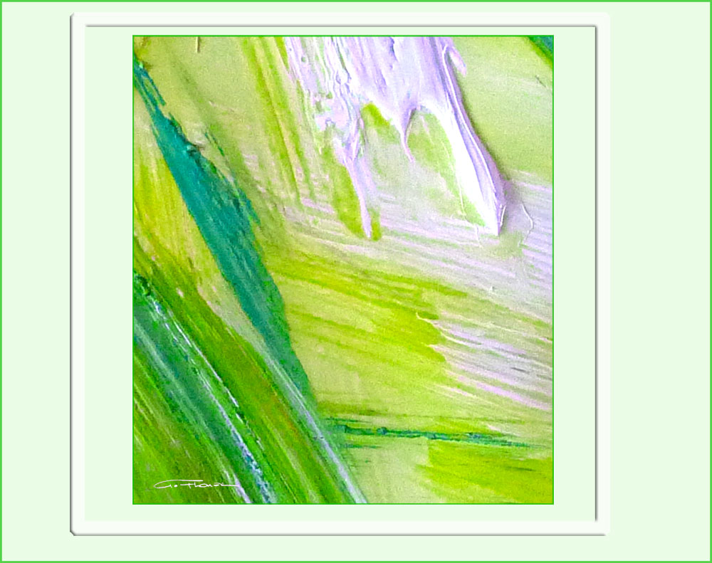 Farbe und Licht - weiss in grün 3