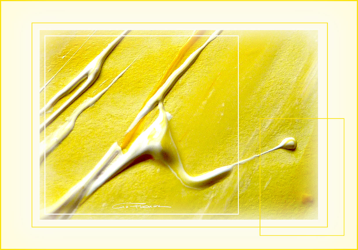 Farbe und Licht - white in yellow 3