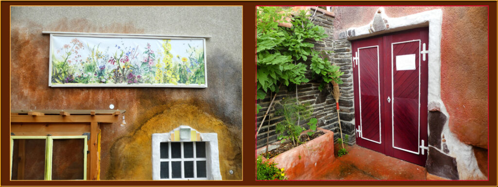 Das leise Kulturhaus - Der Innenhof - Zweites gro0es Fassadenbild