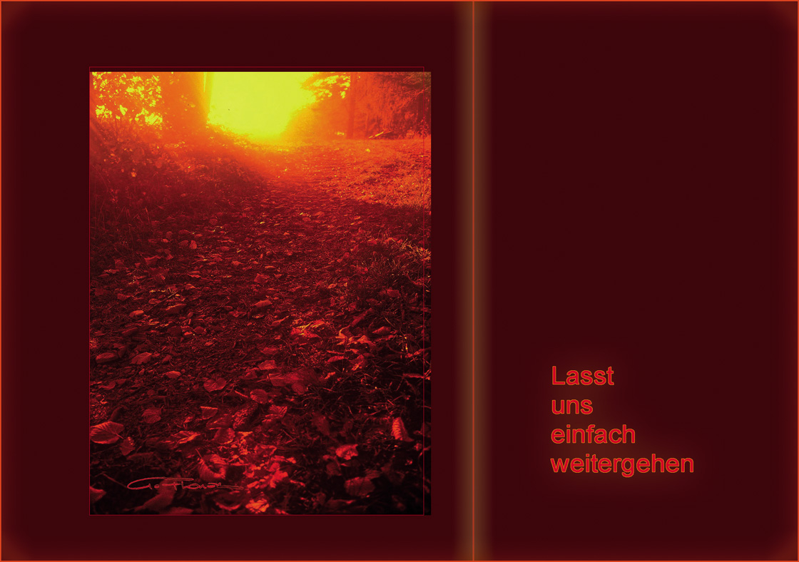 Lasst uns einfach weitergehen