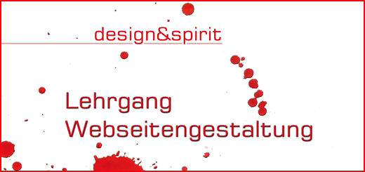 design und spirit - Lehrgang Webdesign